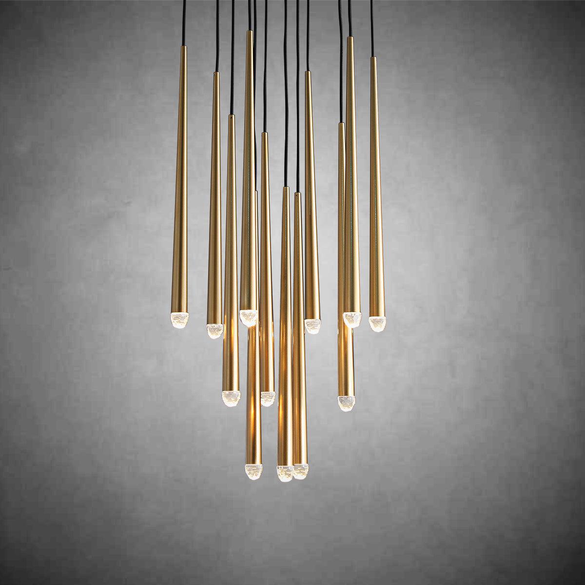 Aquitain Round Chandelier 24" 30" 48" - GILDLAMPS