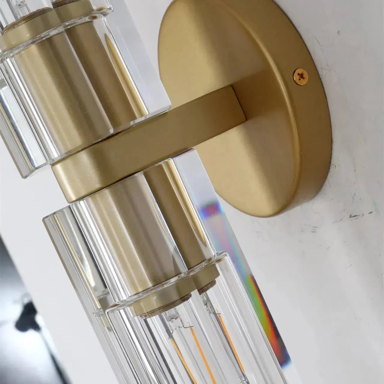 Arcachen Crystal Linear Wall Sconce 13"H - GILDLAMPS