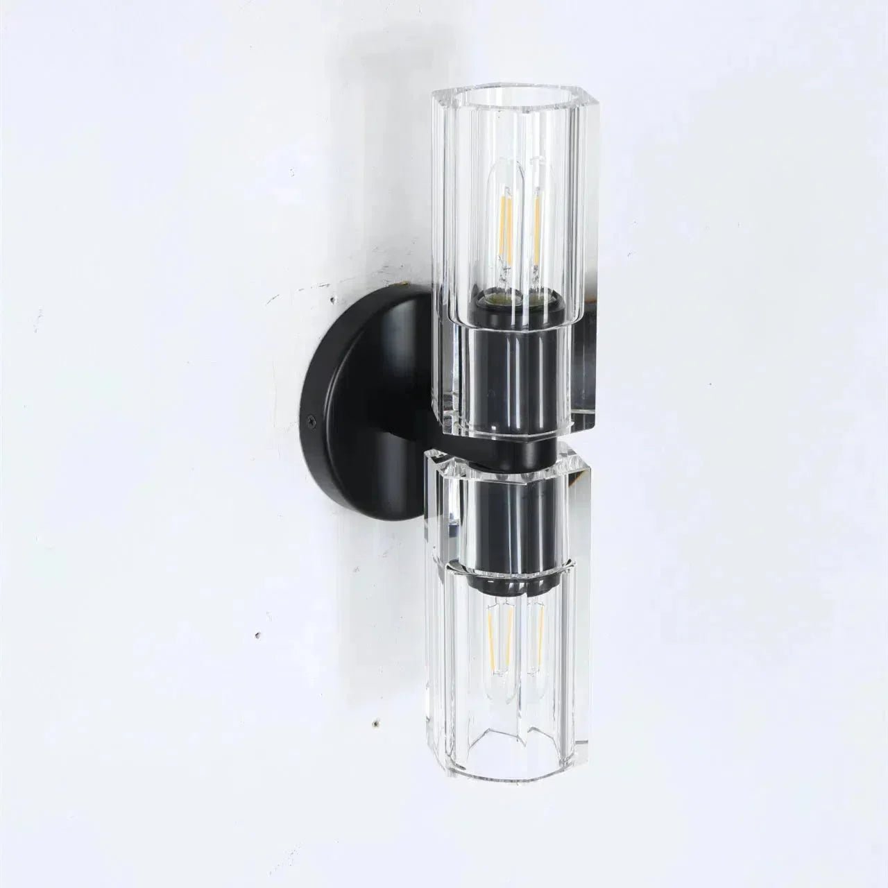 Arcachen Crystal Linear Wall Sconce 13"H - GILDLAMPS