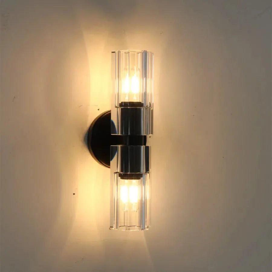 Arcachen Crystal Linear Wall Sconce 13"H - GILDLAMPS