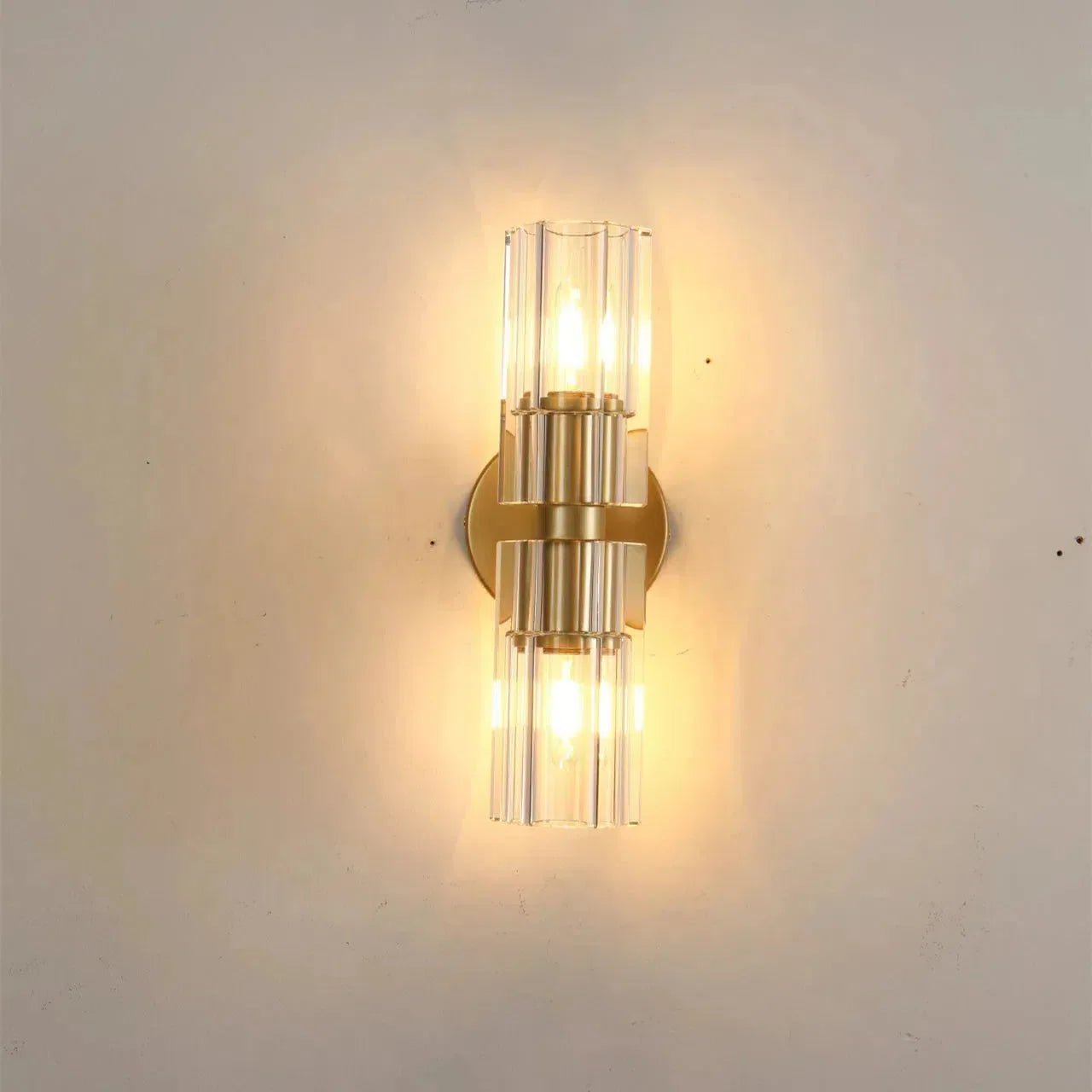Arcachen Crystal Linear Wall Sconce 13"H - GILDLAMPS