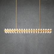 Arcachen Crystal Rectangular Chandelier 72" - GILDLAMPS