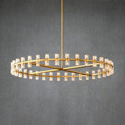 Arcachen Crystal Round Chandelier 60" - GILDLAMPS