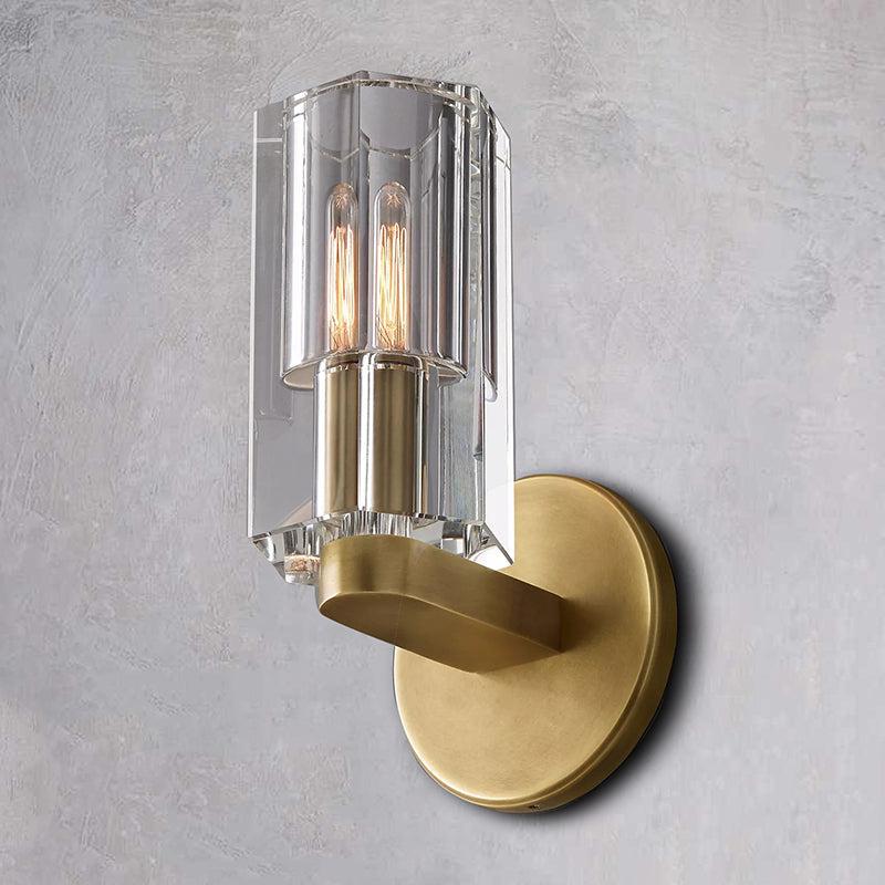 Arcachen Crystal Wall Sconce 9"H - GILDLAMPS