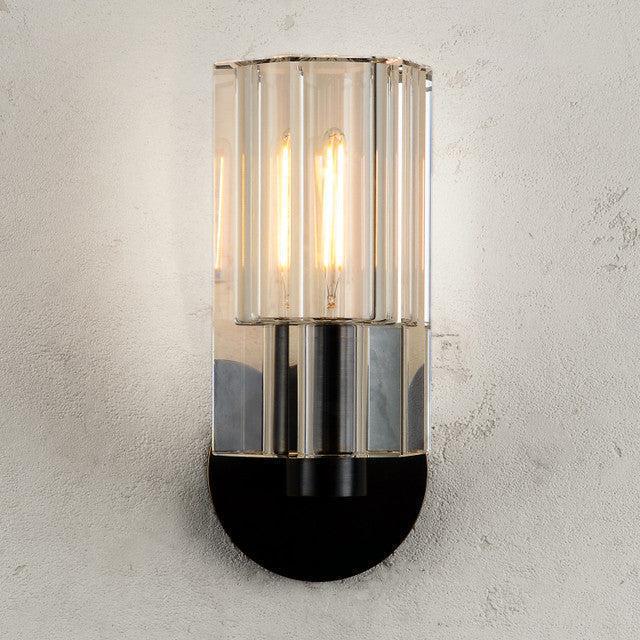 Arcachen Crystal Wall Sconce 9"H - GILDLAMPS