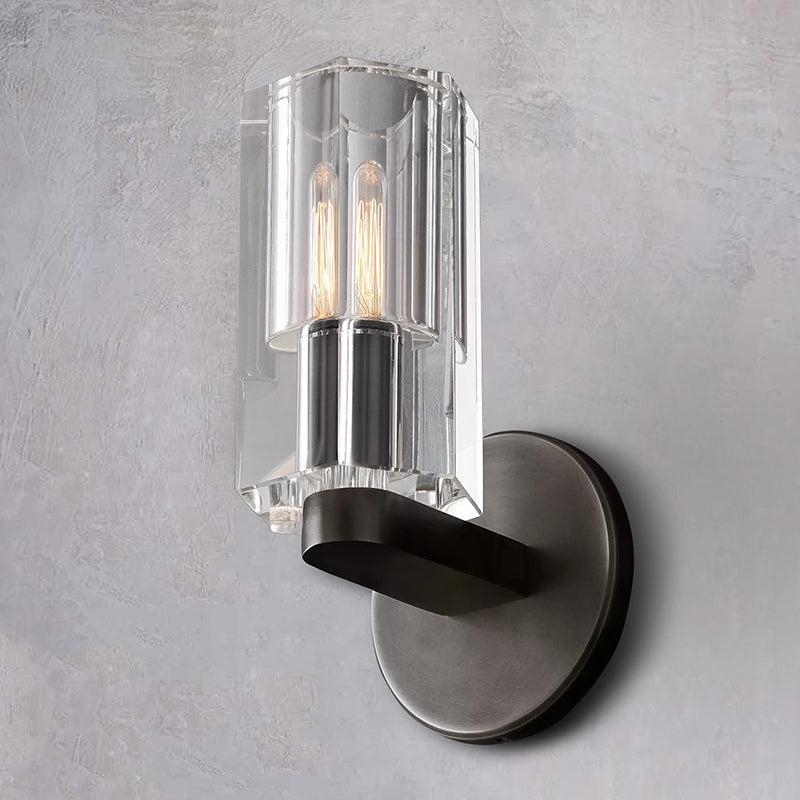 Arcachen Crystal Wall Sconce 9"H - GILDLAMPS