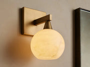 Arica Alabaster Sconce 1 Light - GILDLAMPS