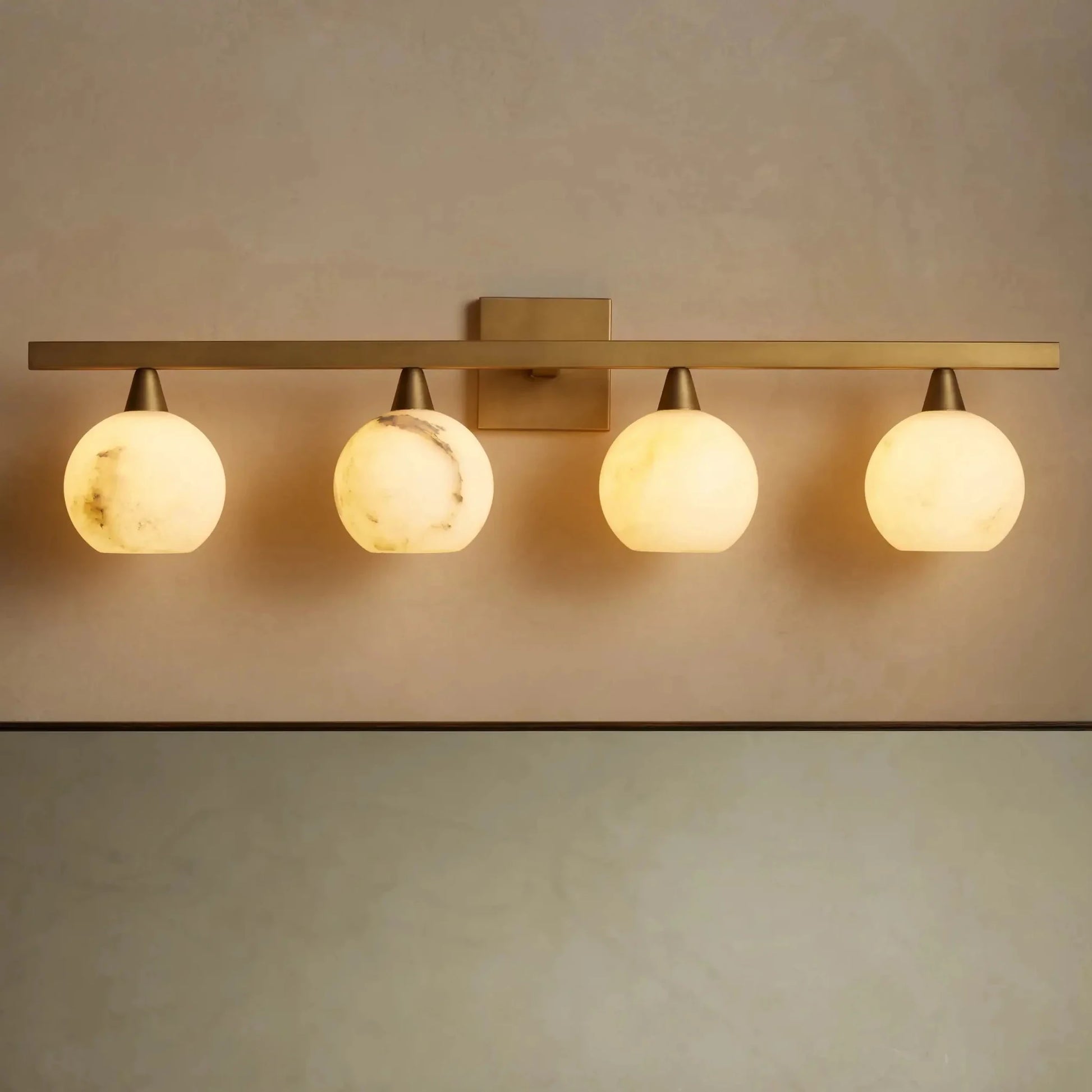 Arica Alabaster Sconce 4 Light - GILDLAMPS