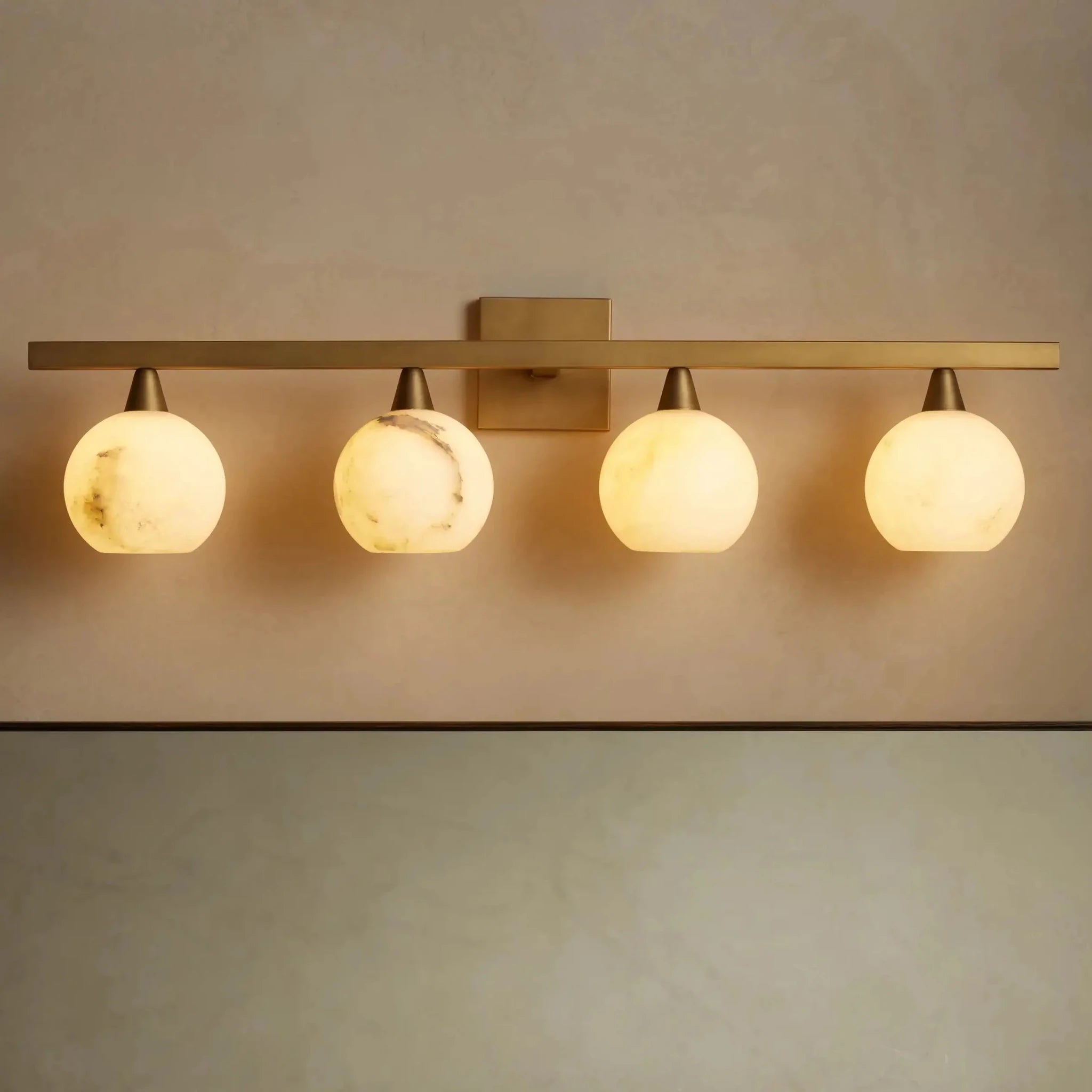 Arica Alabaster Sconce 4 Light - GILDLAMPS