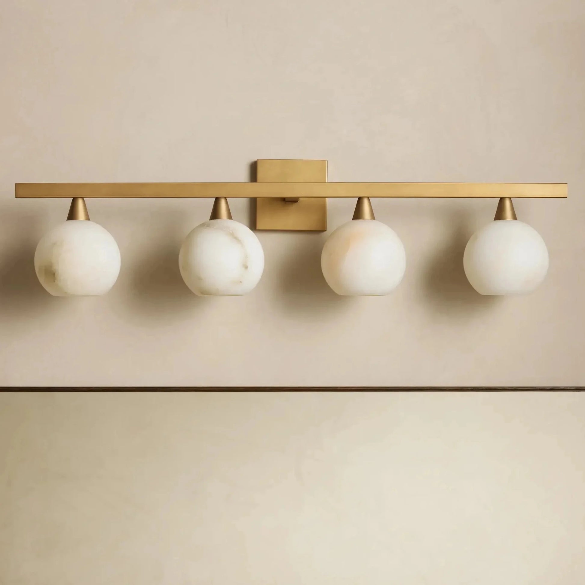 Arica Alabaster Sconce 4 Light - GILDLAMPS