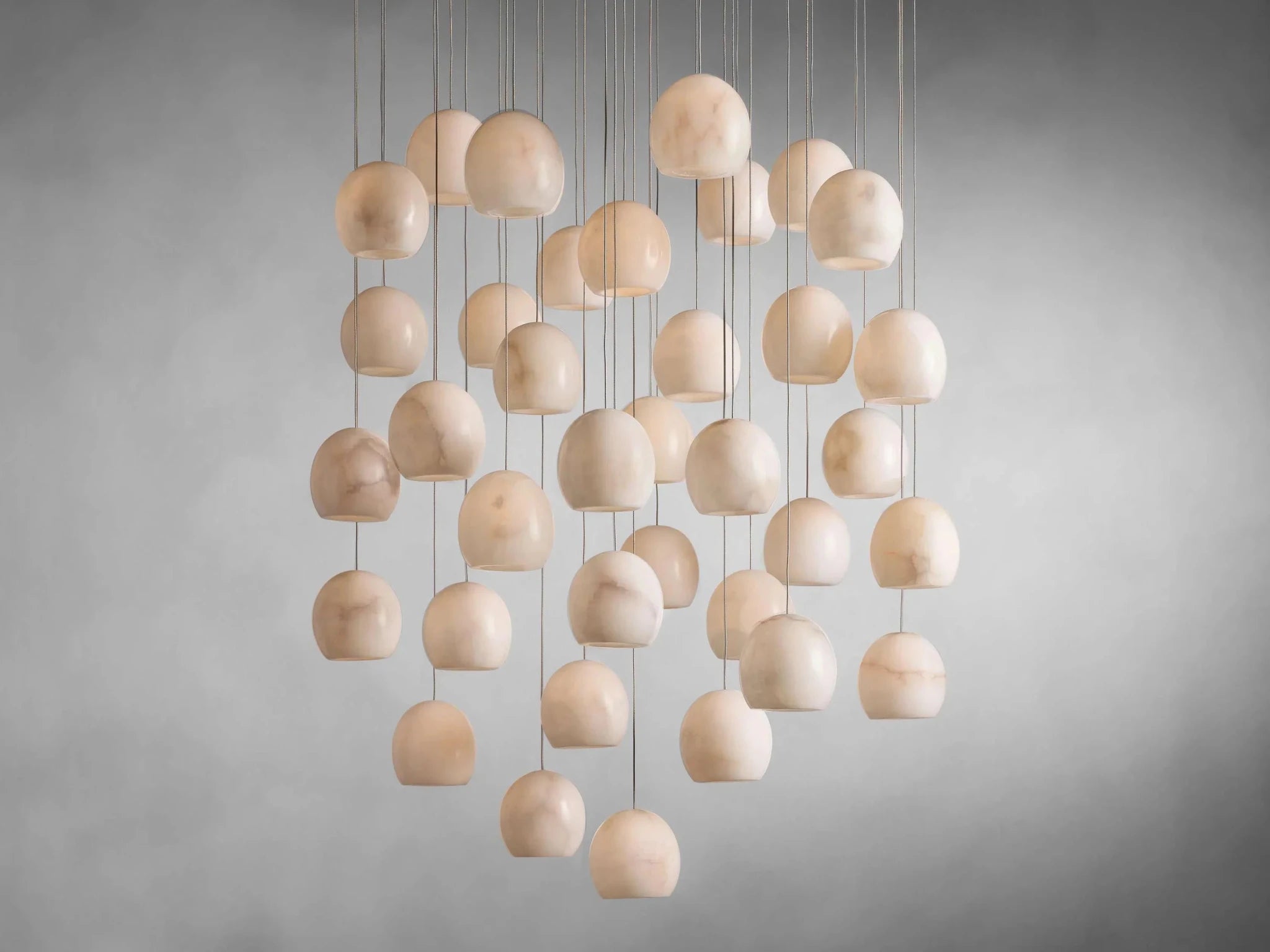 Arica Round Chandelier 3/7/15/36 Light - GILDLAMPS