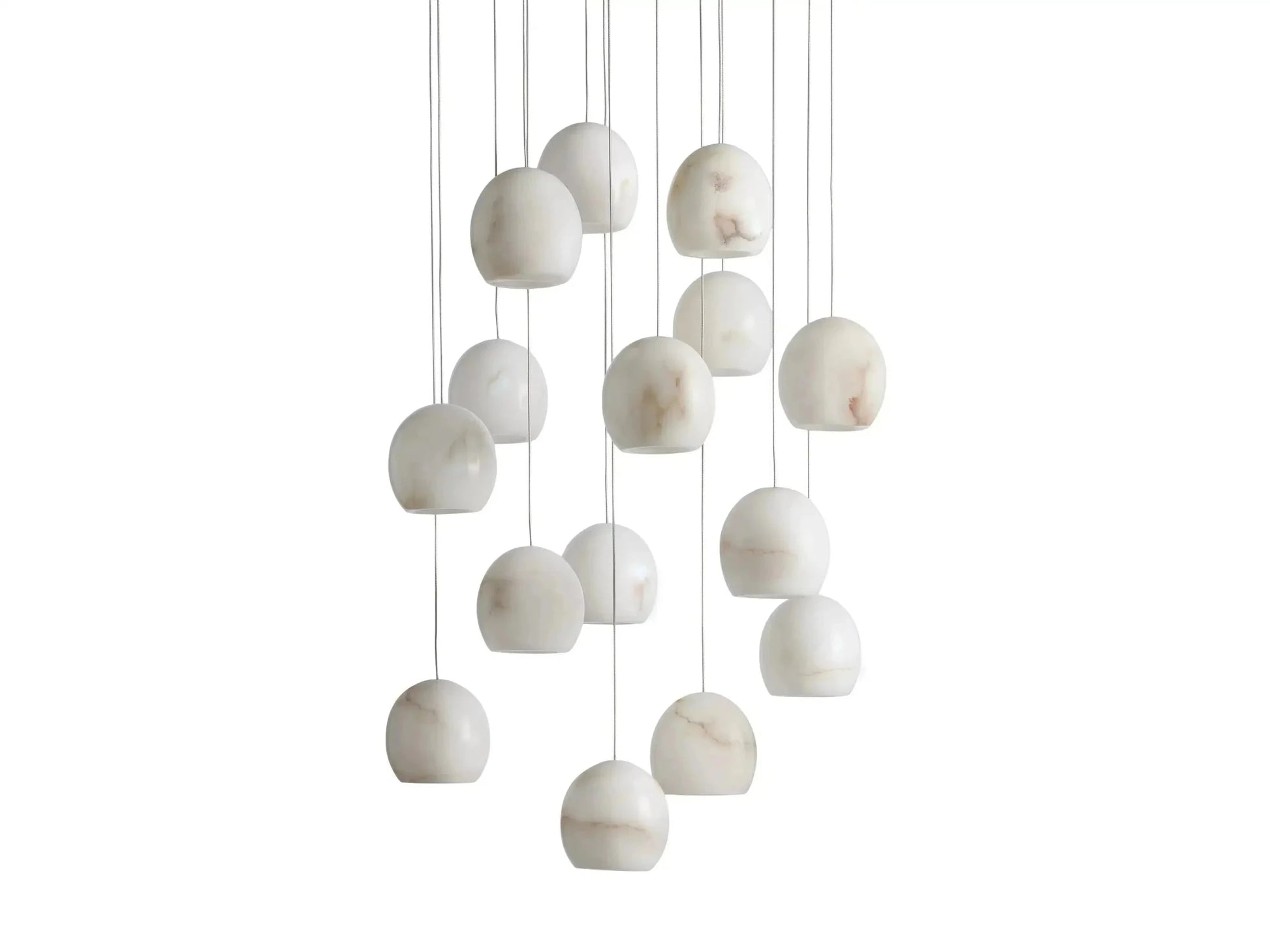 Arica Round Chandelier 3/7/15/36 Light - GILDLAMPS