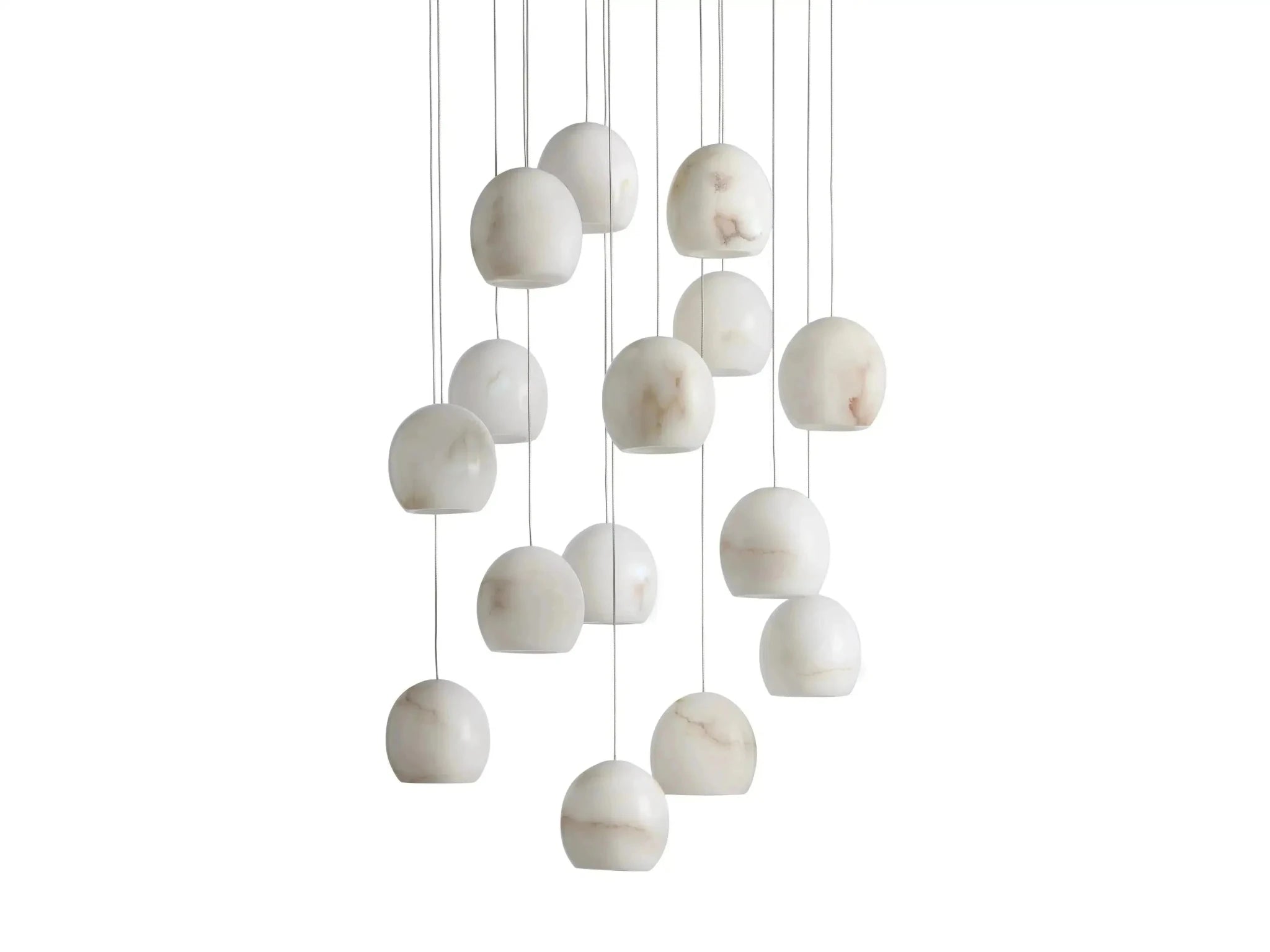 Arica Round Chandelier 3/7/15/36 Light - GILDLAMPS