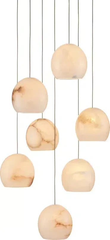Arica Round Chandelier 3/7/15/36 Light - GILDLAMPS