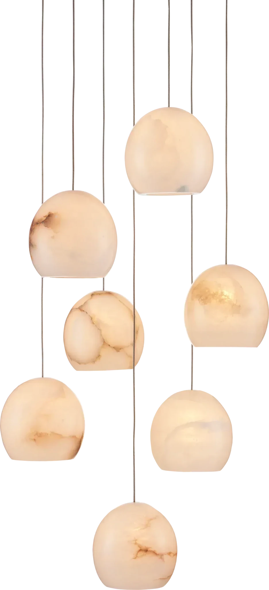 Arica Round Chandelier 3/7/15/36 Light - GILDLAMPS