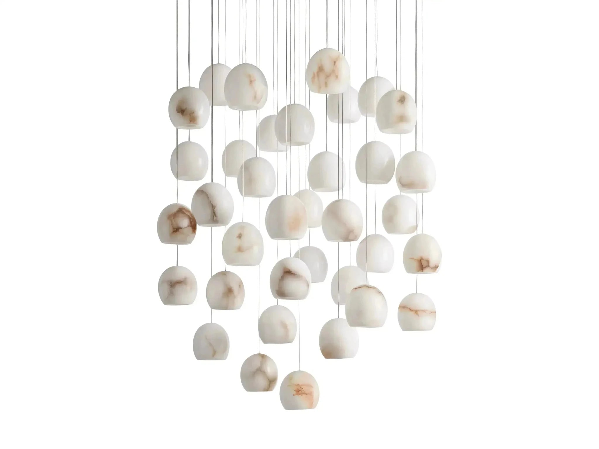 Arica Round Chandelier 3/7/15/36 Light - GILDLAMPS