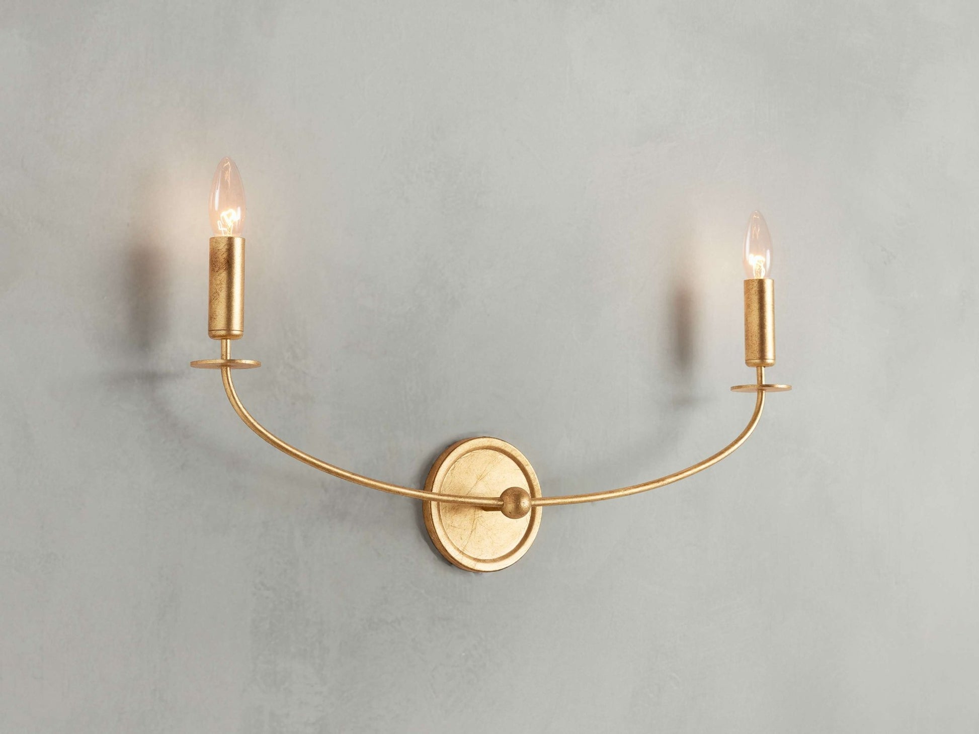 Arnett 2-Light Wall Sconce - GILDLAMPS