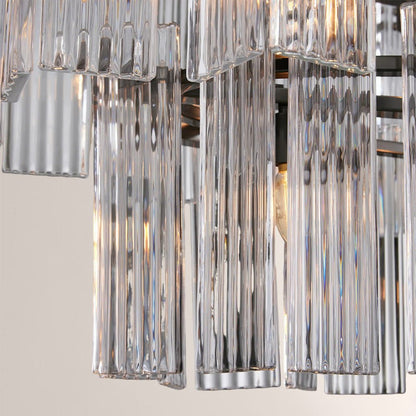 Art Glass Delsia Linear Chandelier - GILDLAMPS