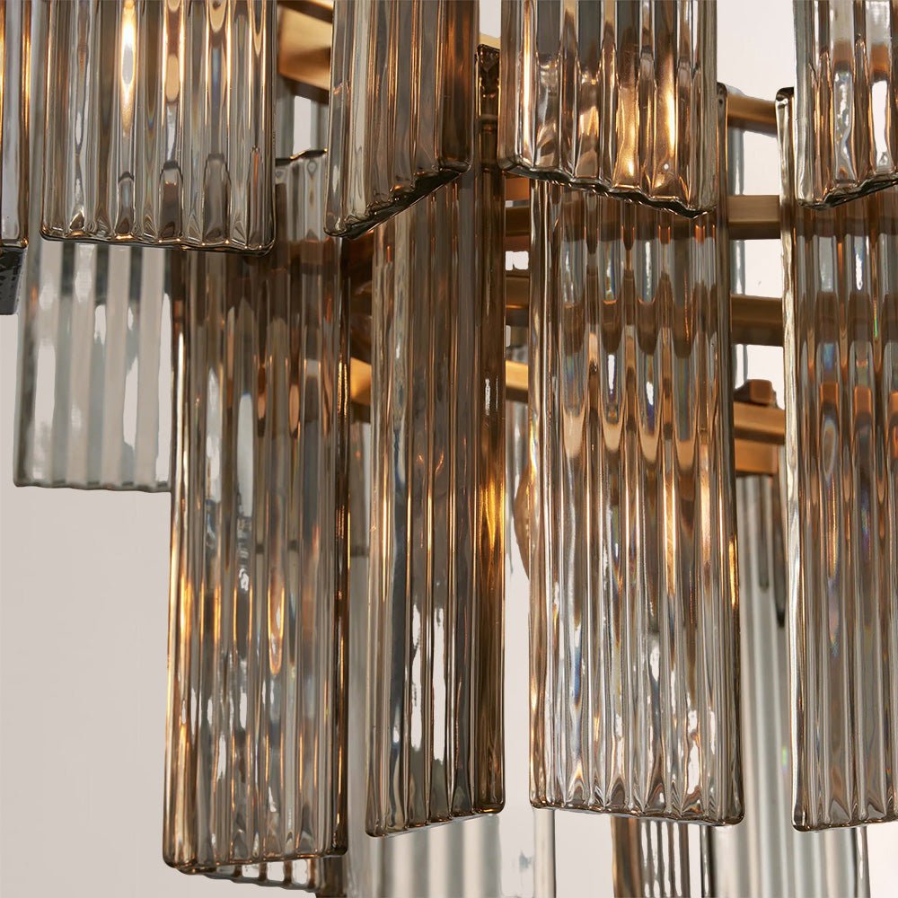Art Glass Delsia Linear Chandelier - GILDLAMPS