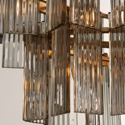 Art Glass Delsia Linear Chandelier - GILDLAMPS