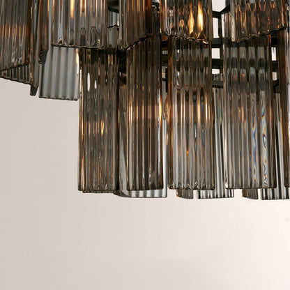 Art Glass Delsia Linear Chandelier - GILDLAMPS