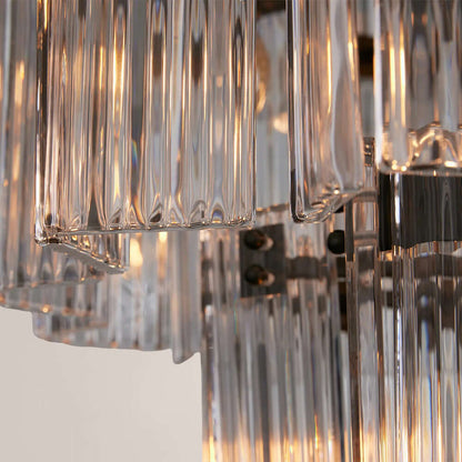 Art Glass Delsia Round Chandelier 48" - GILDLAMPS
