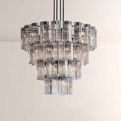 Art Glass Delsia Round Chandelier 48" - GILDLAMPS