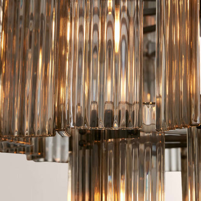 Art Glass Delsia Round Chandelier 60" - GILDLAMPS