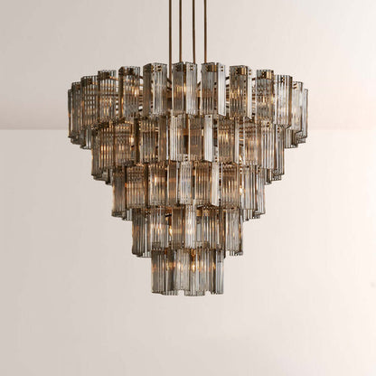 Art Glass Delsia Round Chandelier 60" - GILDLAMPS