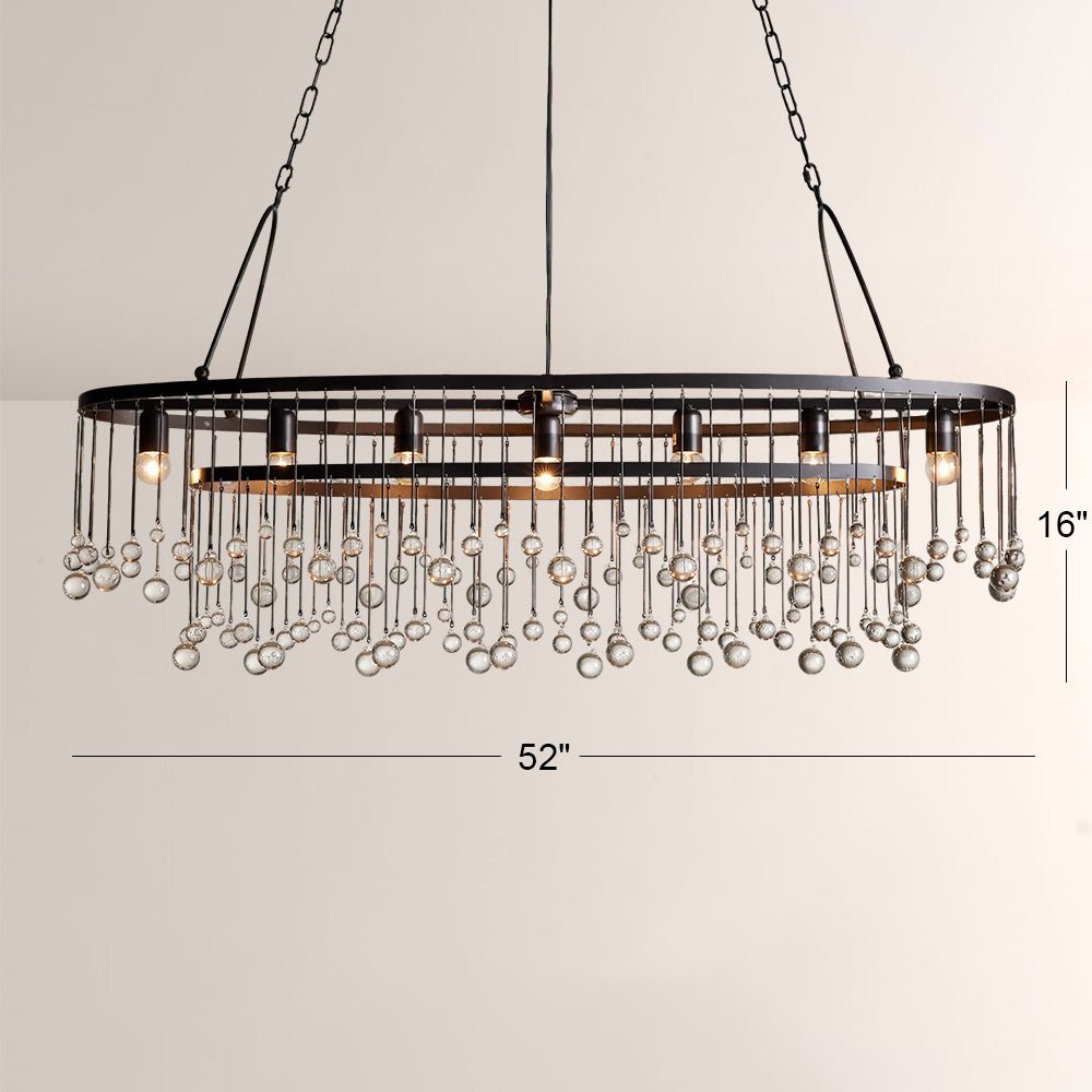 Aubluxe Oval Chandelier - GILDLAMPS
