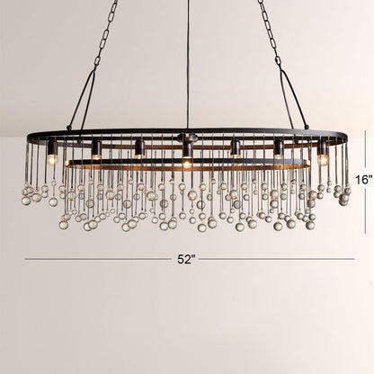 Aubluxe Oval Chandelier - GILDLAMPS