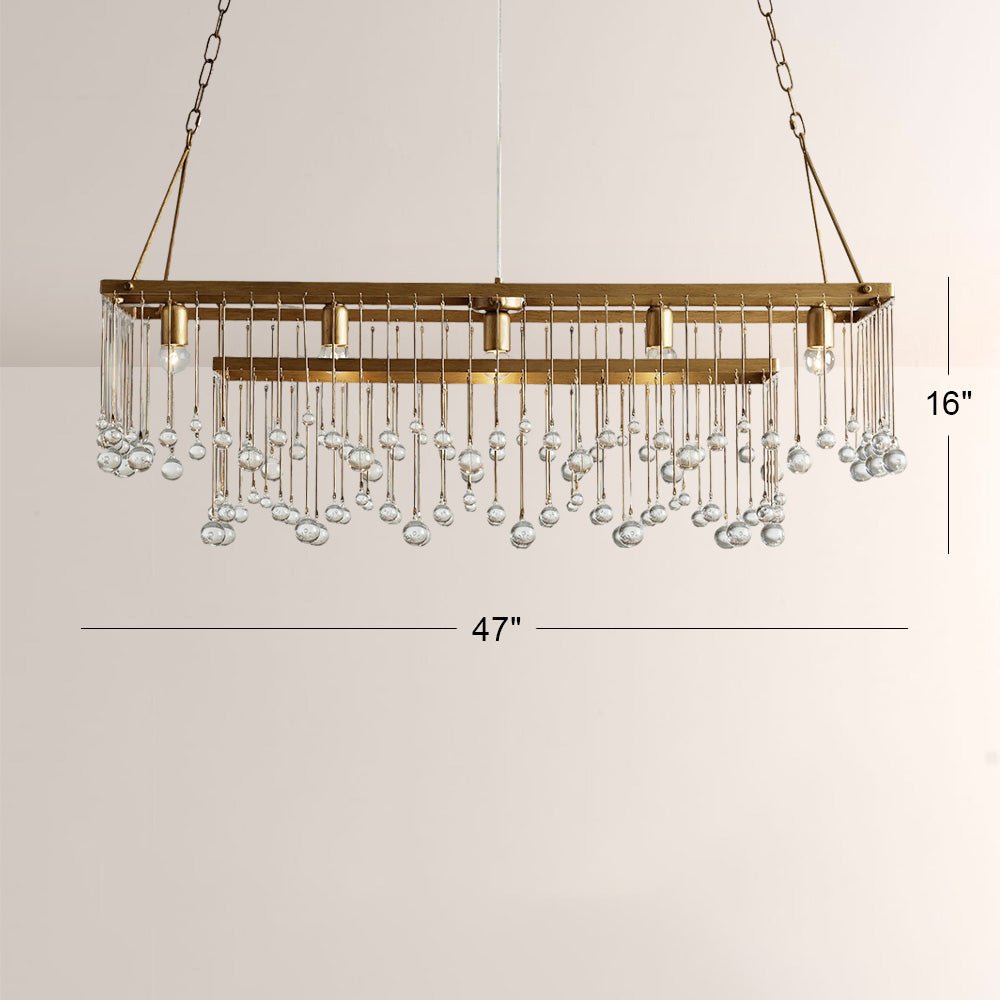Aubluxe Rectangular Chandelier - GILDLAMPS