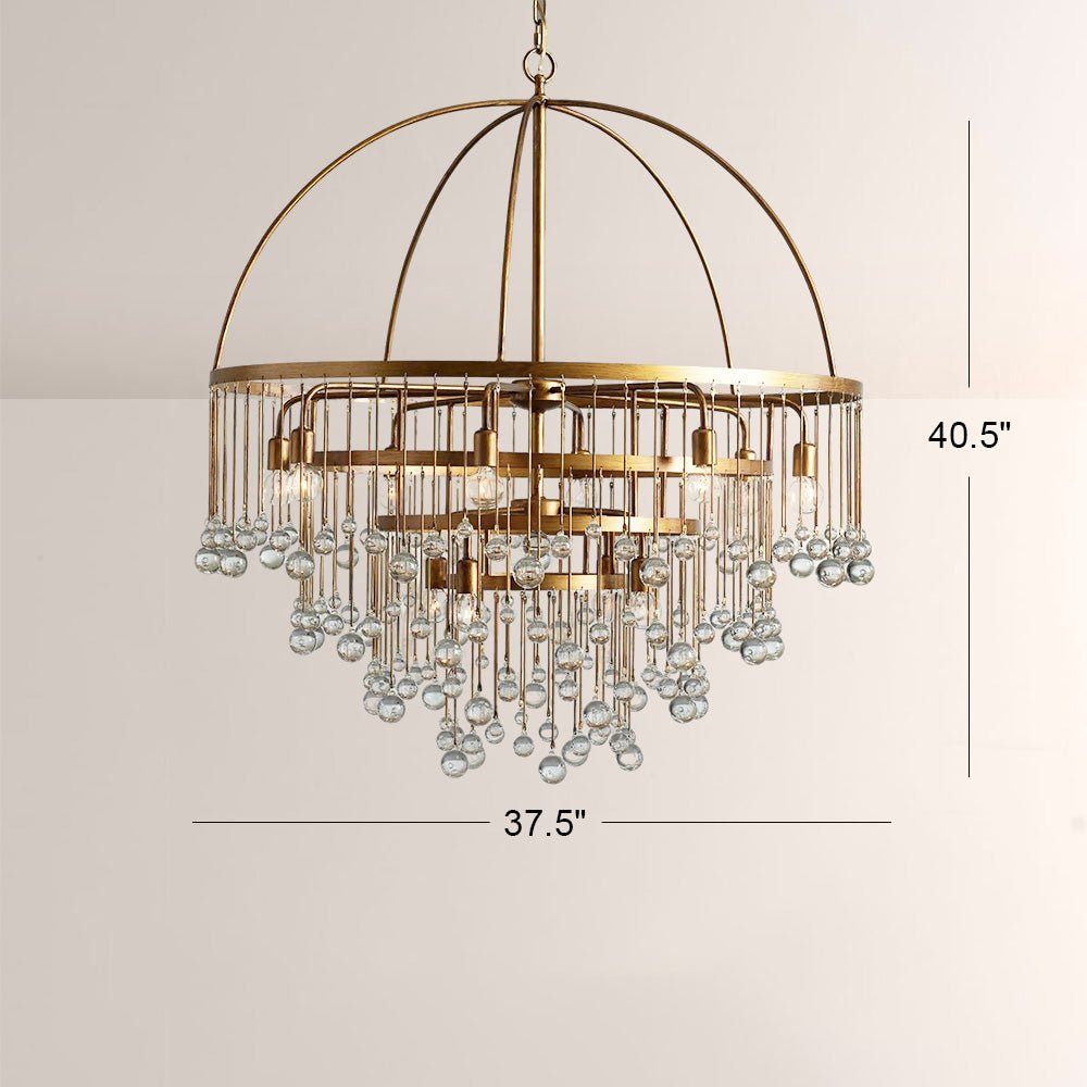 Aubluxe Round Chandelier - GILDLAMPS