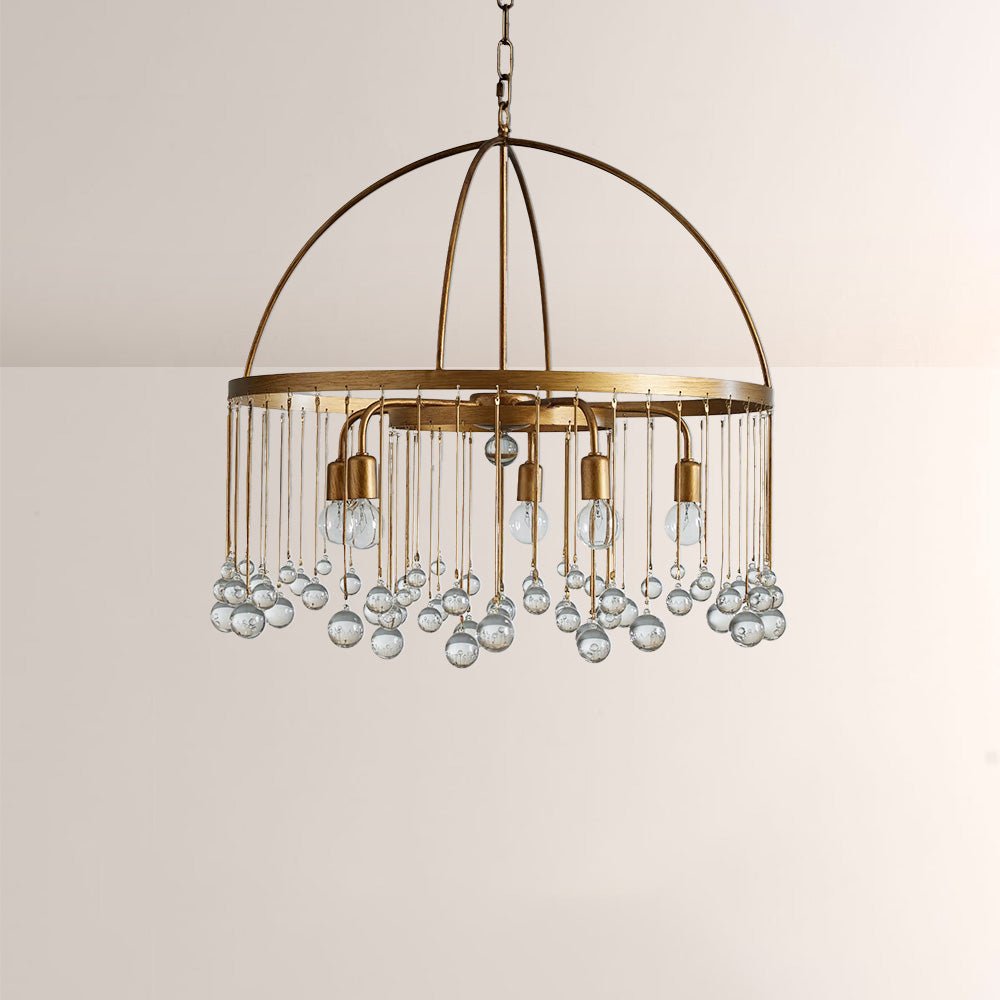 Aubluxe Round Two - Tier Chandelier - GILDLAMPS