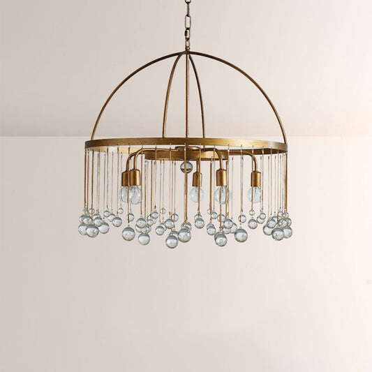 Aubluxe Round Two - Tier Chandelier - GILDLAMPS