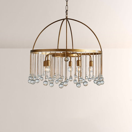 Aubluxe Round Two - Tier Chandelier - GILDLAMPS