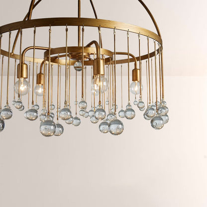 Aubluxe Round Two - Tier Chandelier - GILDLAMPS
