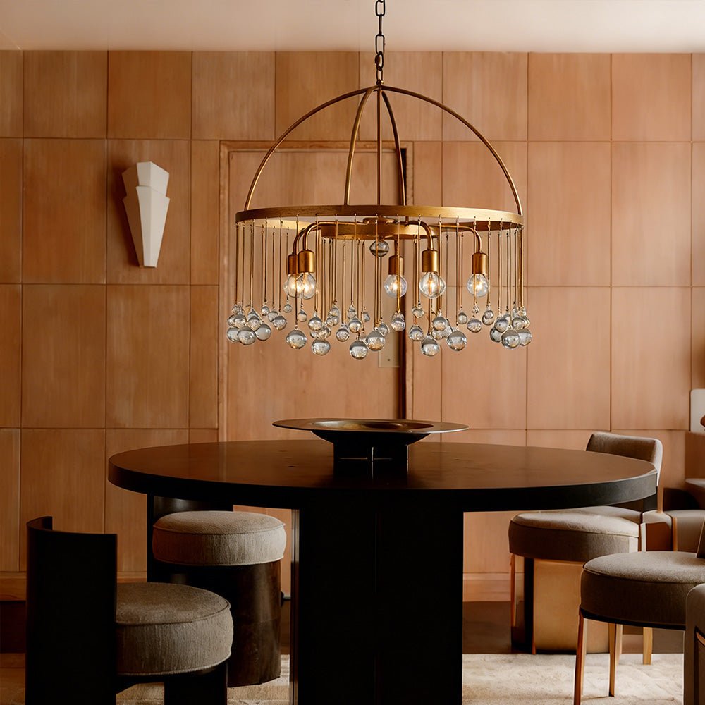 Aubluxe Round Two - Tier Chandelier - GILDLAMPS