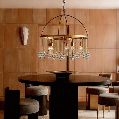 Aubluxe Round Two - Tier Chandelier - GILDLAMPS