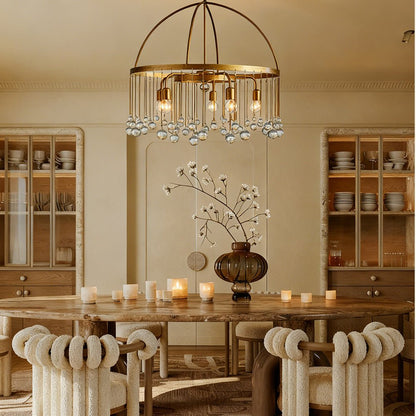 Aubluxe Round Two - Tier Chandelier - GILDLAMPS