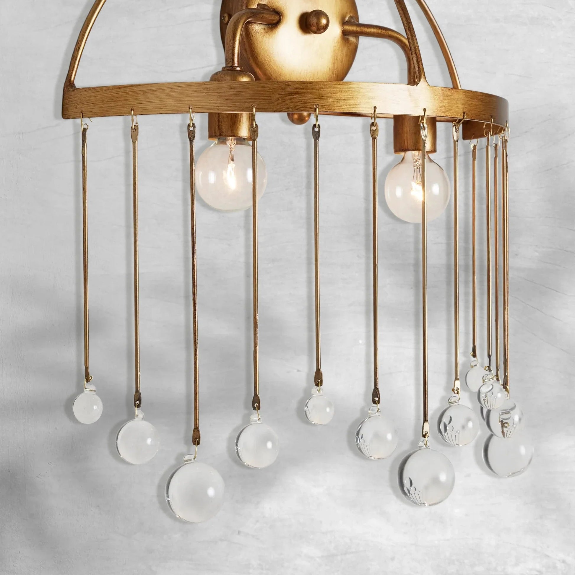 Aubrey 2-Light Wall Sconce - GILDLAMPS
