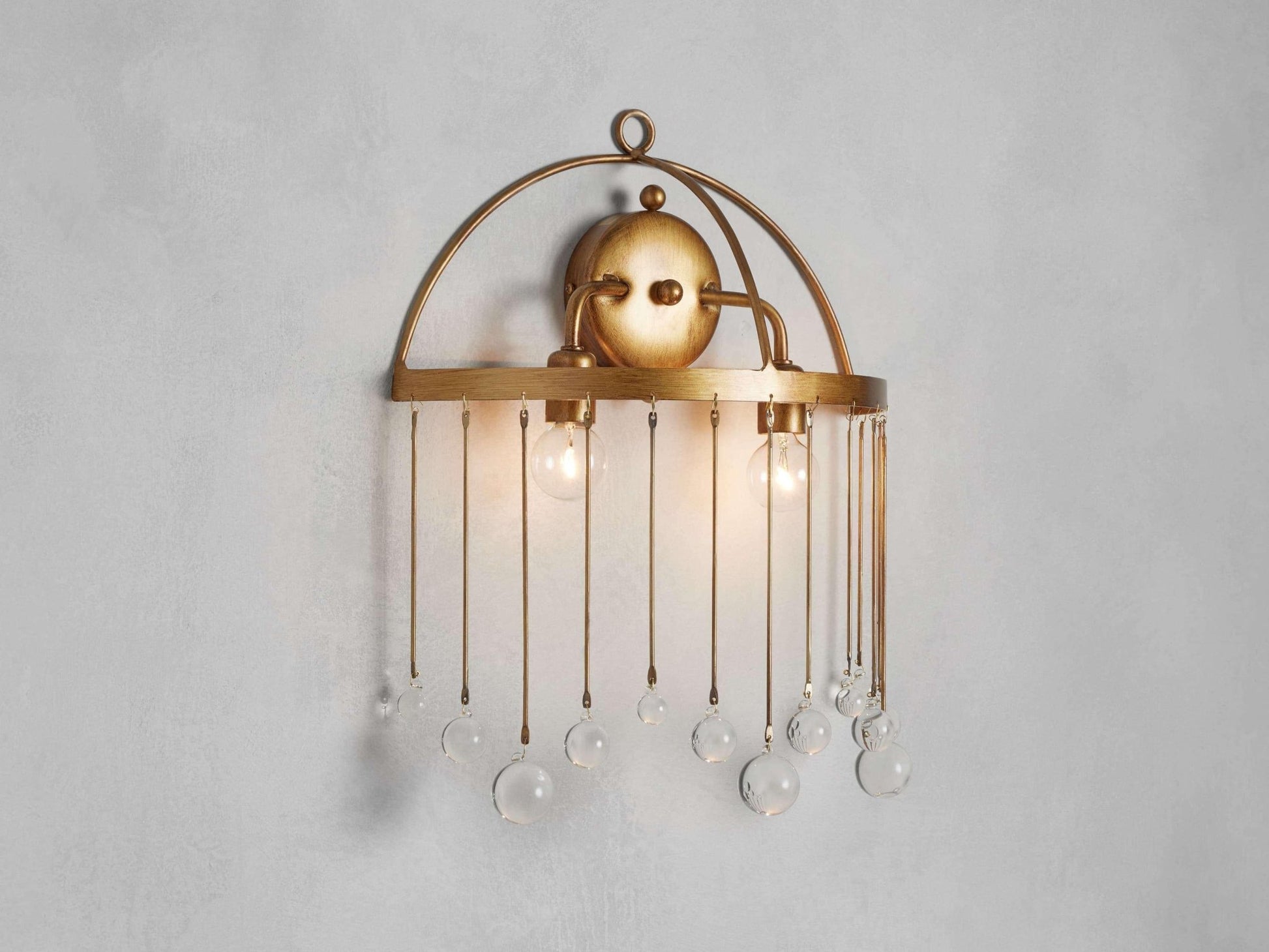 Aubrey 2-Light Wall Sconce - GILDLAMPS