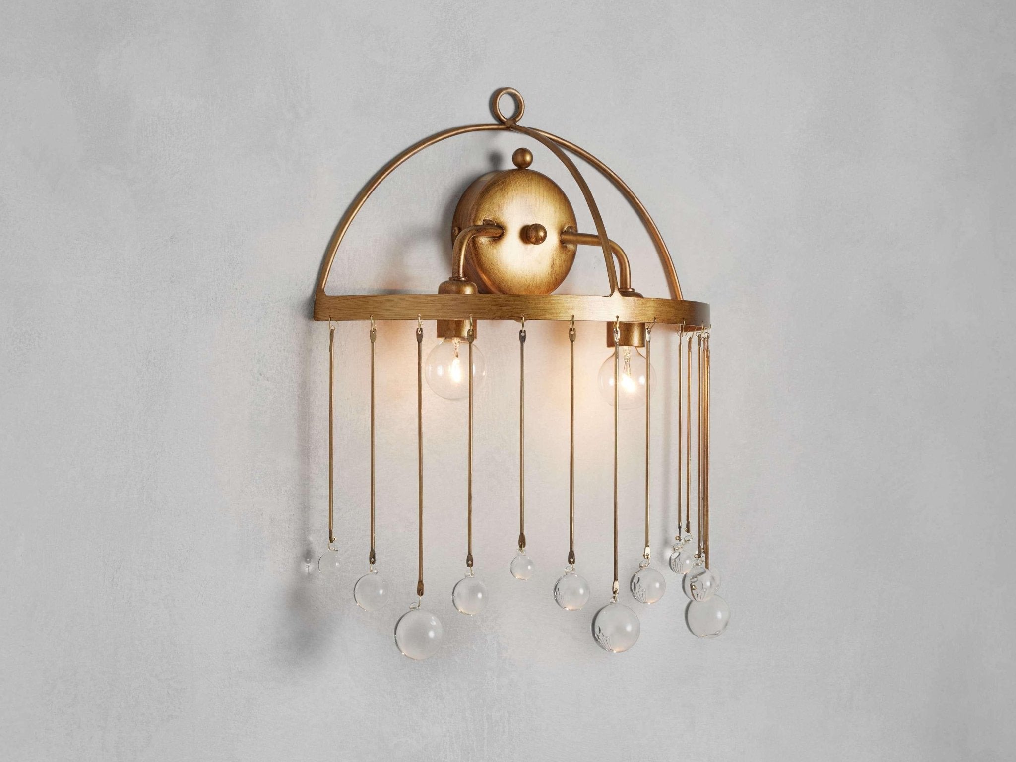Aubrey 2-Light Wall Sconce - GILDLAMPS