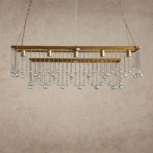 Aubrey Rectangular Chandelier 47 inch, 60 inch