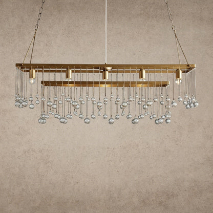 Aubrey Rectangular Chandelier 47 inch, 60 inch