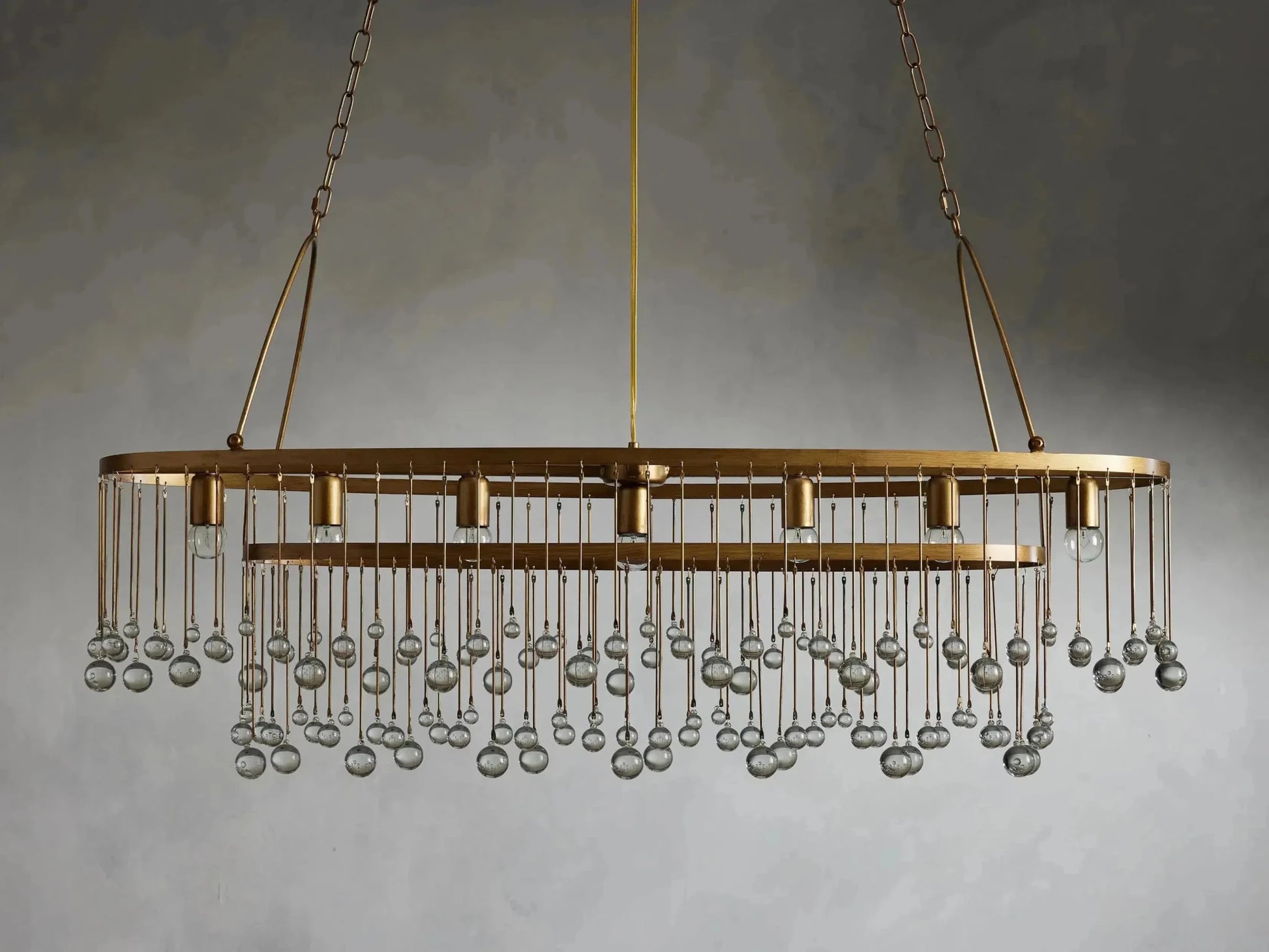 Aubrey Rectangular Chandelier 47''60'' - GILDLAMPS
