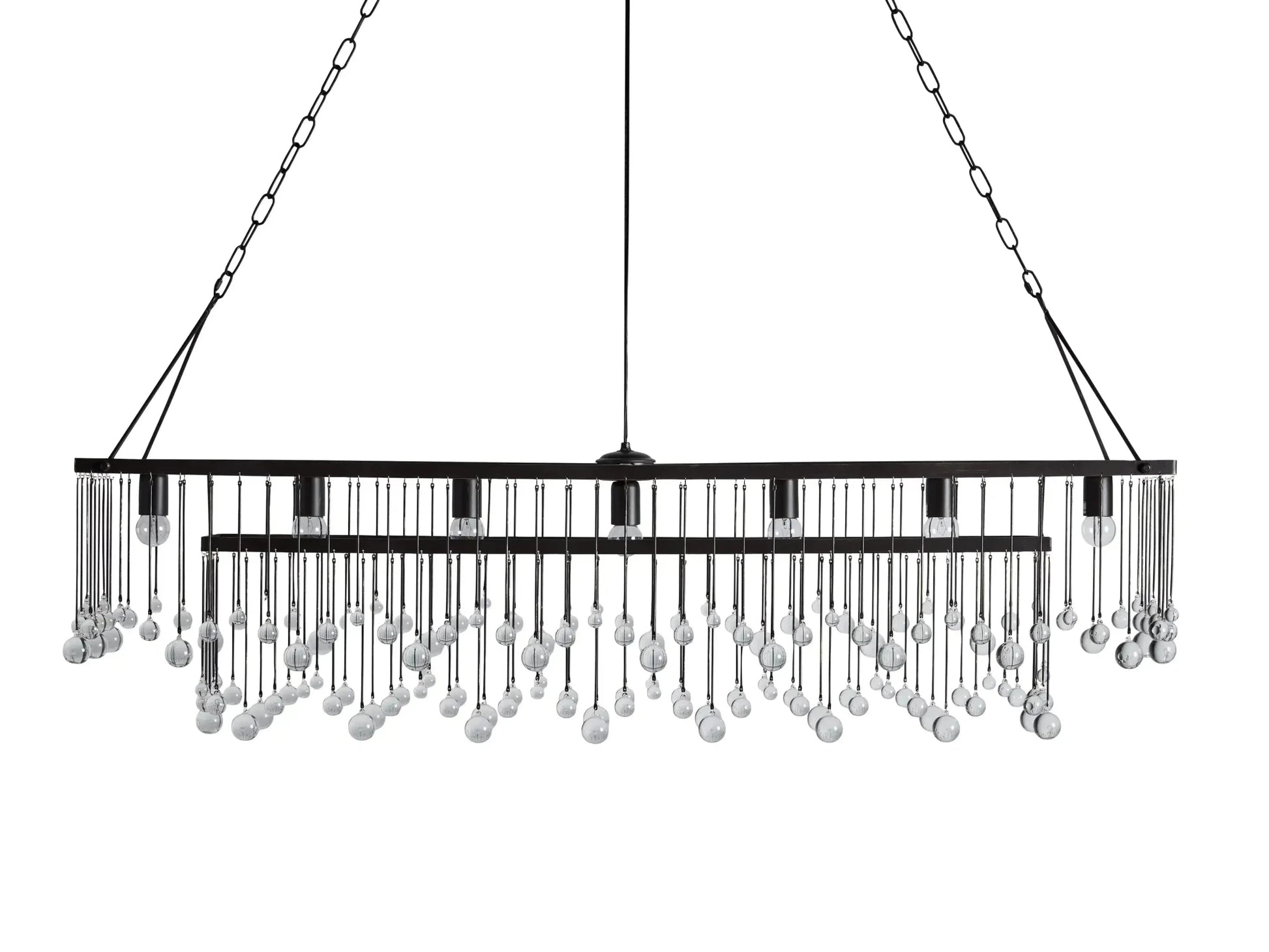 Aubrey Rectangular Chandelier 47''60'' - GILDLAMPS