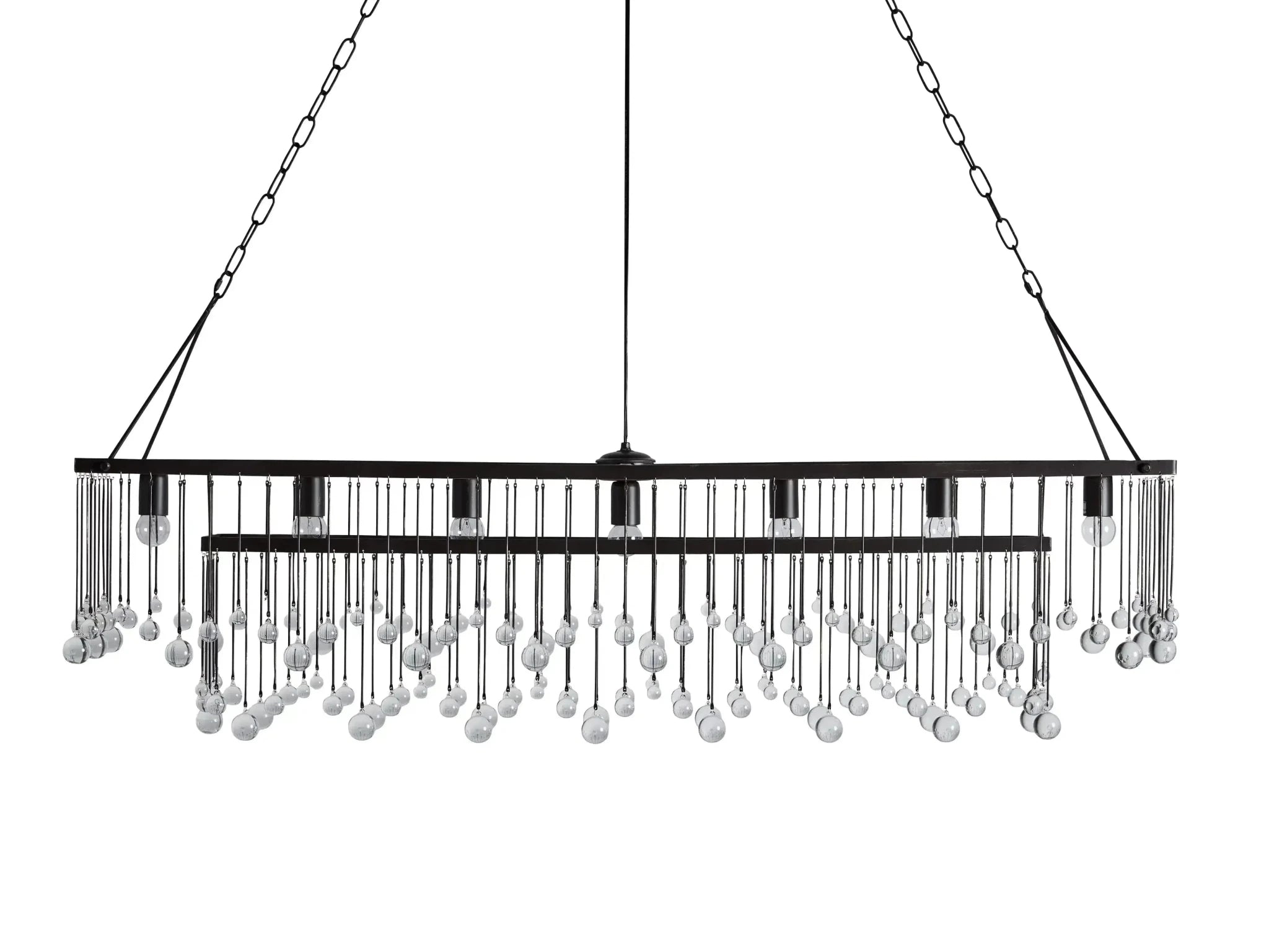 Aubrey Rectangular Chandelier 47''60'' - GILDLAMPS