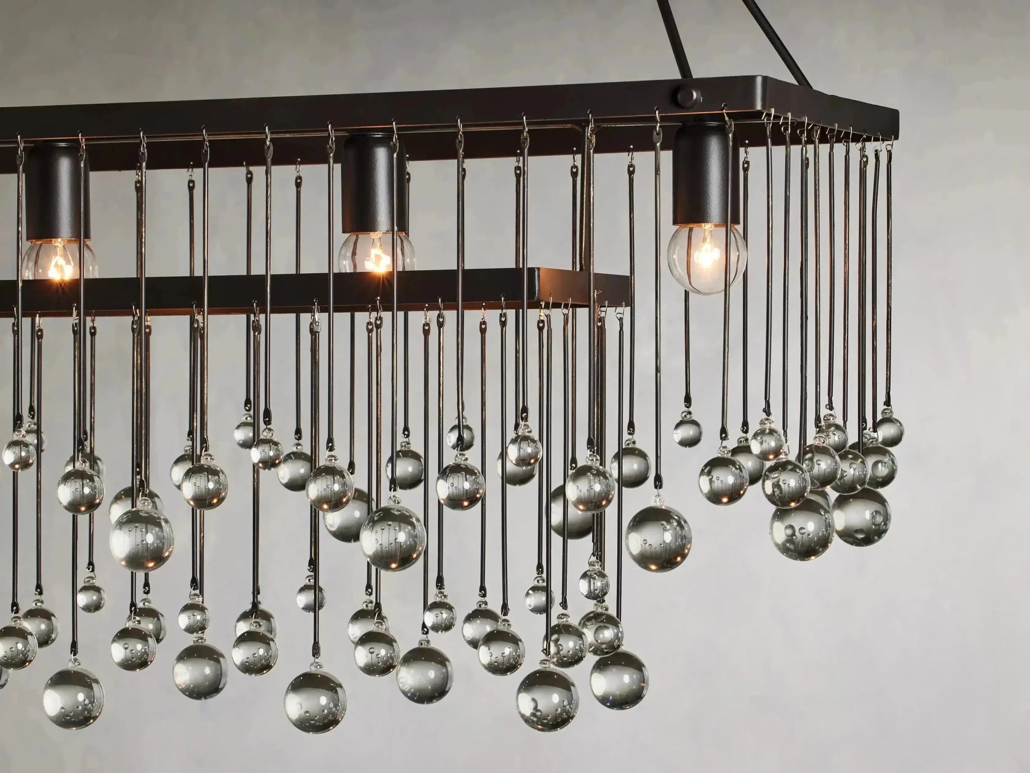 Aubrey Rectangular Chandelier 47''60'' - GILDLAMPS