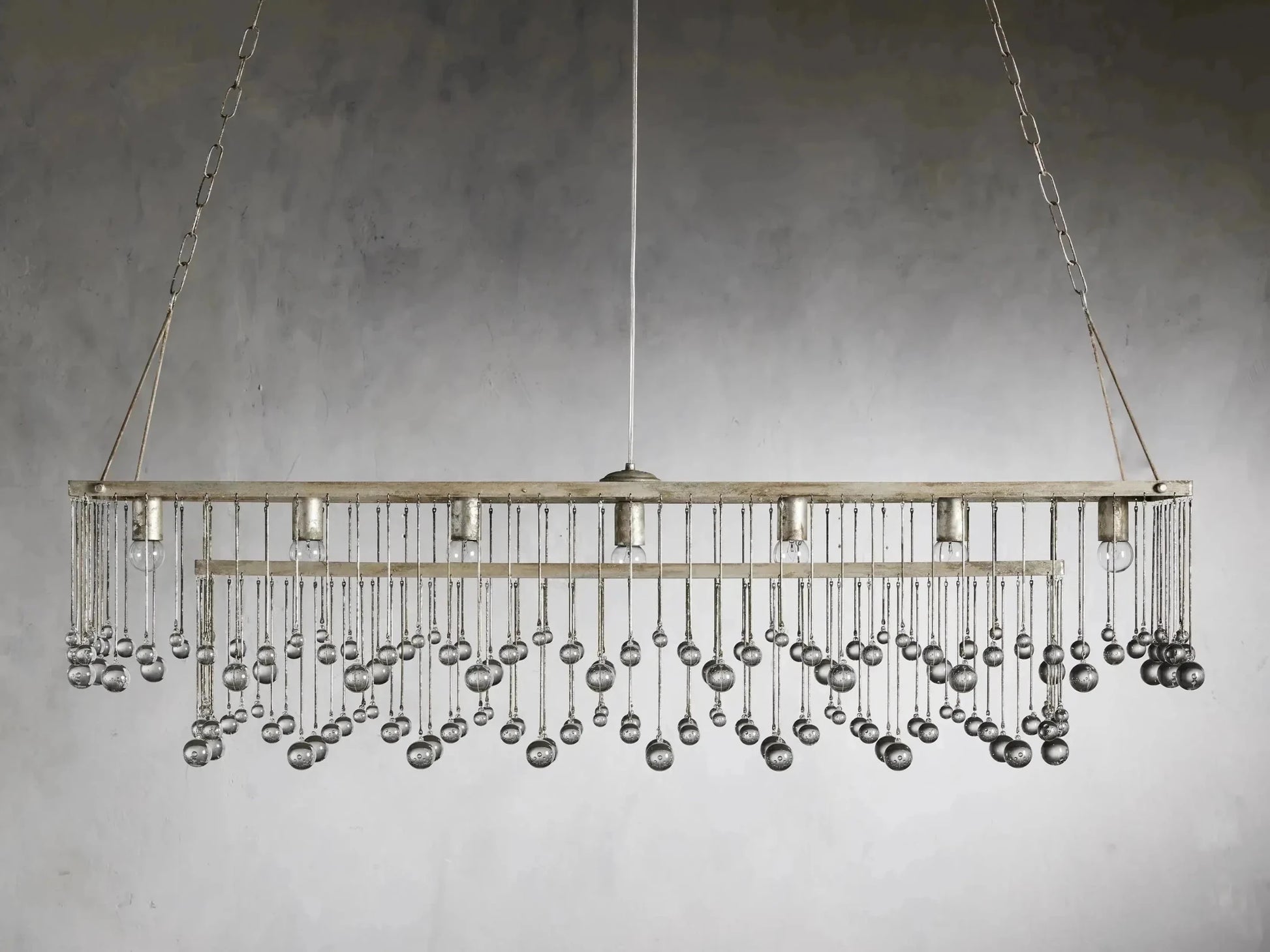 Aubrey Rectangular Chandelier 47''60'' - GILDLAMPS